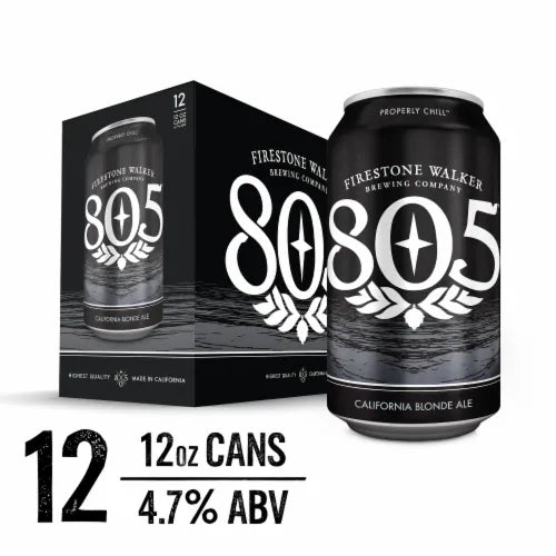 805 Beer 12-Pack Cans