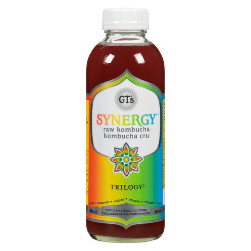 GT's Synergy Raw Kombucha Trilogy