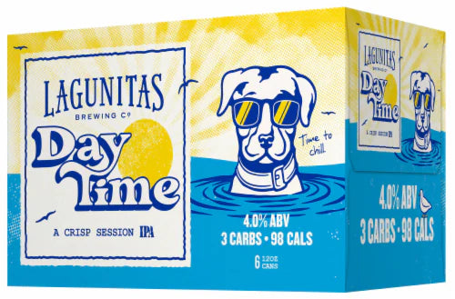 Lagunitas Day Time Six Pack Cans 4.0% 3 Carbs