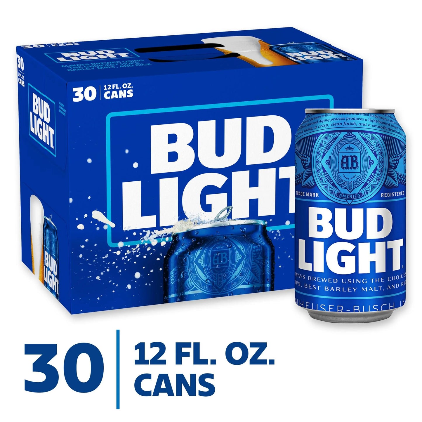 Bud Light Beer 30-Pack Cans