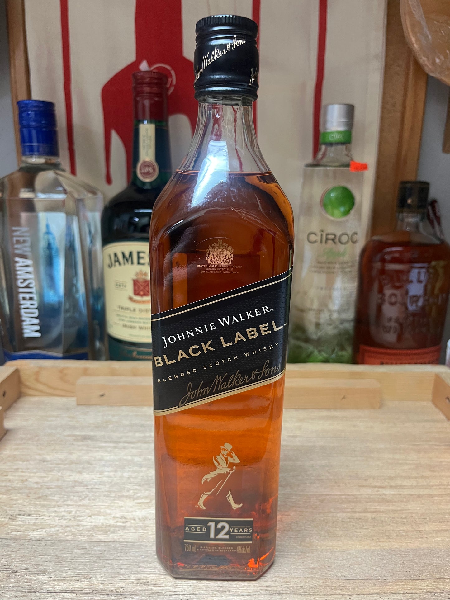 Johnny Walker Whiskey "Black" (750 mL)
