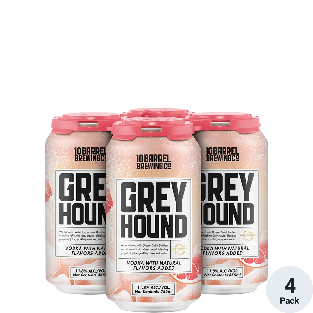 10 Barrel Brewing Co GreyHound Vodka Grapefruit 4-Pack
