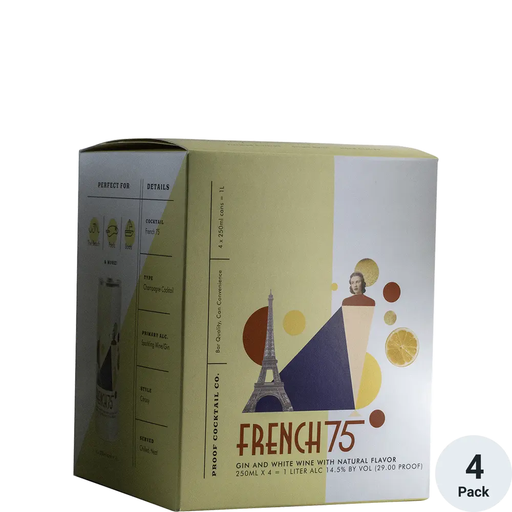 Proof Cocktail Co French 75 4-Pack