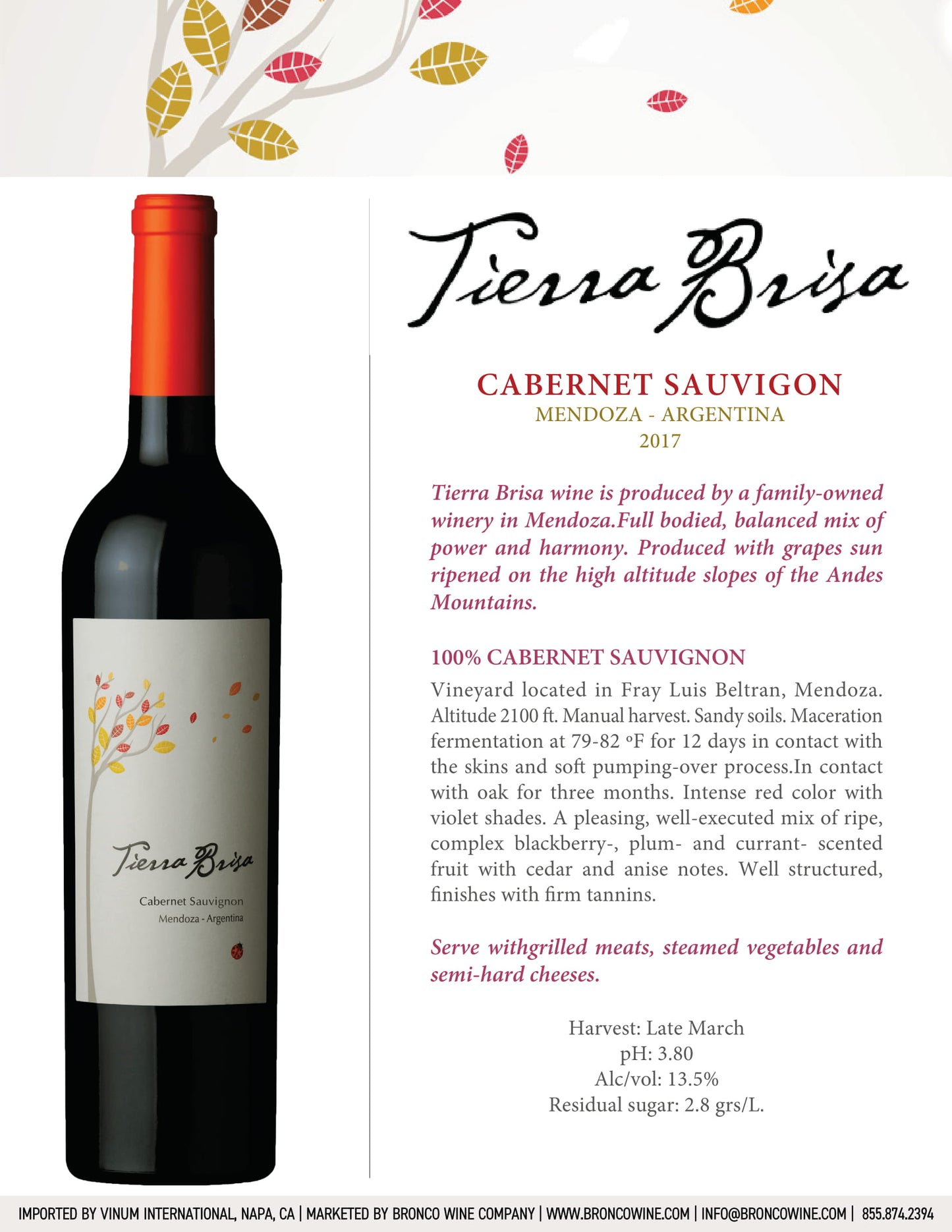 Tierra Brisa Cabernet Sauvignon