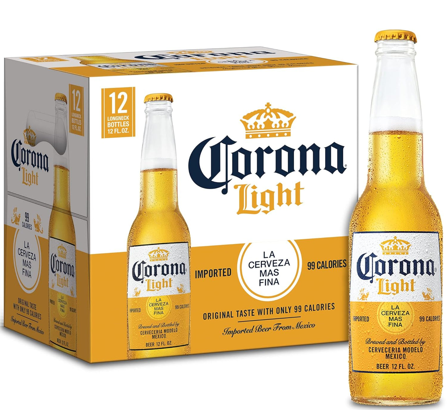 Corona Light Beer 12-Pack Bottles