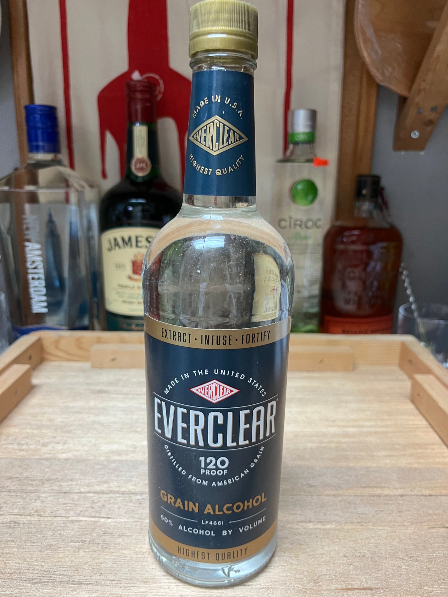 Everclear Grain Alcohol (750 mL)