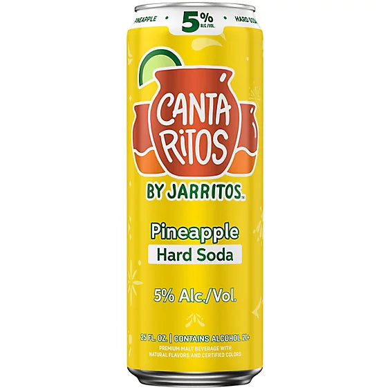 Cantaritos By Jarritos Pineapple Hard Soda