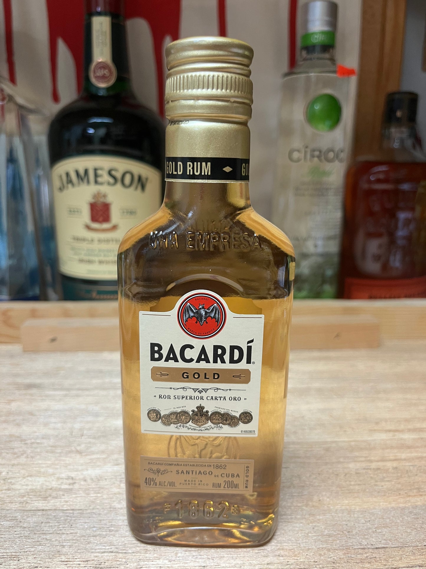 Bacardi Gold Rum (200 mL)