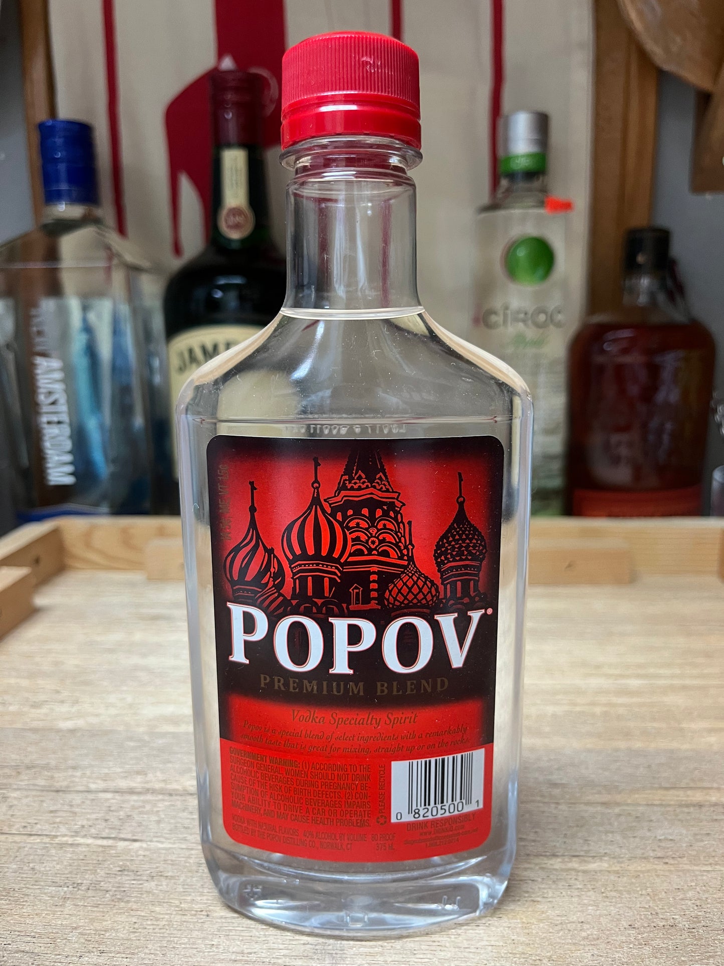 Popov Vodka (375 mL)