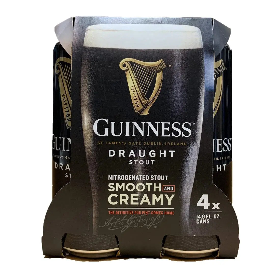 Guinness Draught Stout 4-Pack Cans