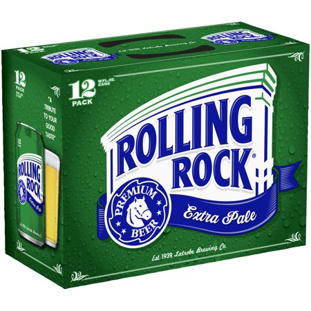 Rolling Rock Extra Pale Ale 12-Pack Cans