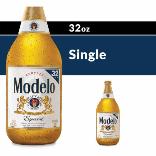 Modelo Especial 32 Oz Glass Bottle