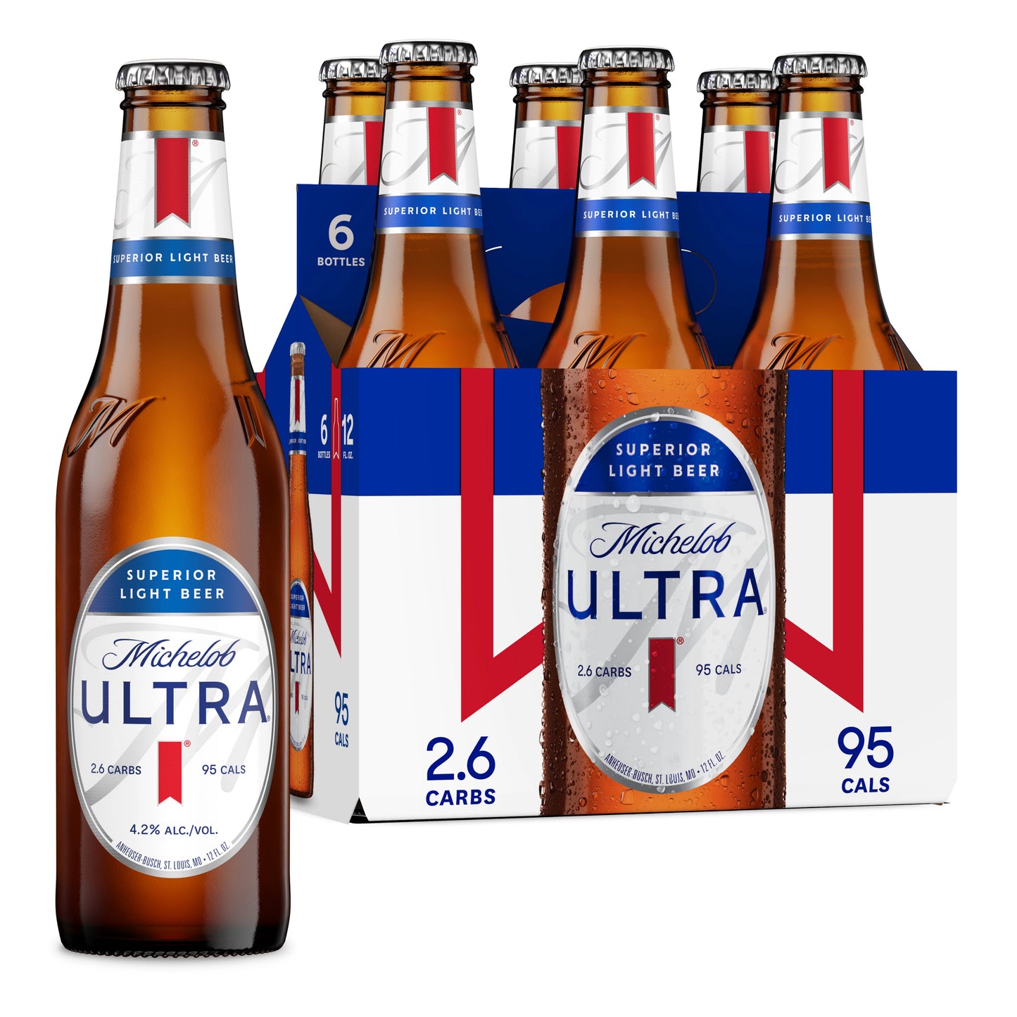 Michelob Ultra Beer 6-Pack Bottles