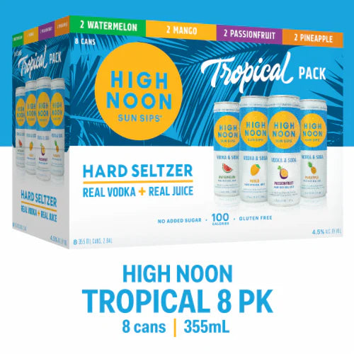 High Noon Vodka Seltzer Tropical 8-Pack