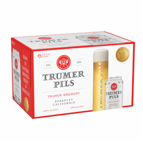 Trumer Pilsner Beer 6-Pack Cans