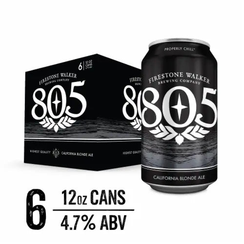805 Beer 6-Pack Cans