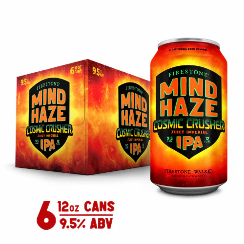 Firestone Mind Haze "Cosmic Crusher" IPA 6-Pack Cans