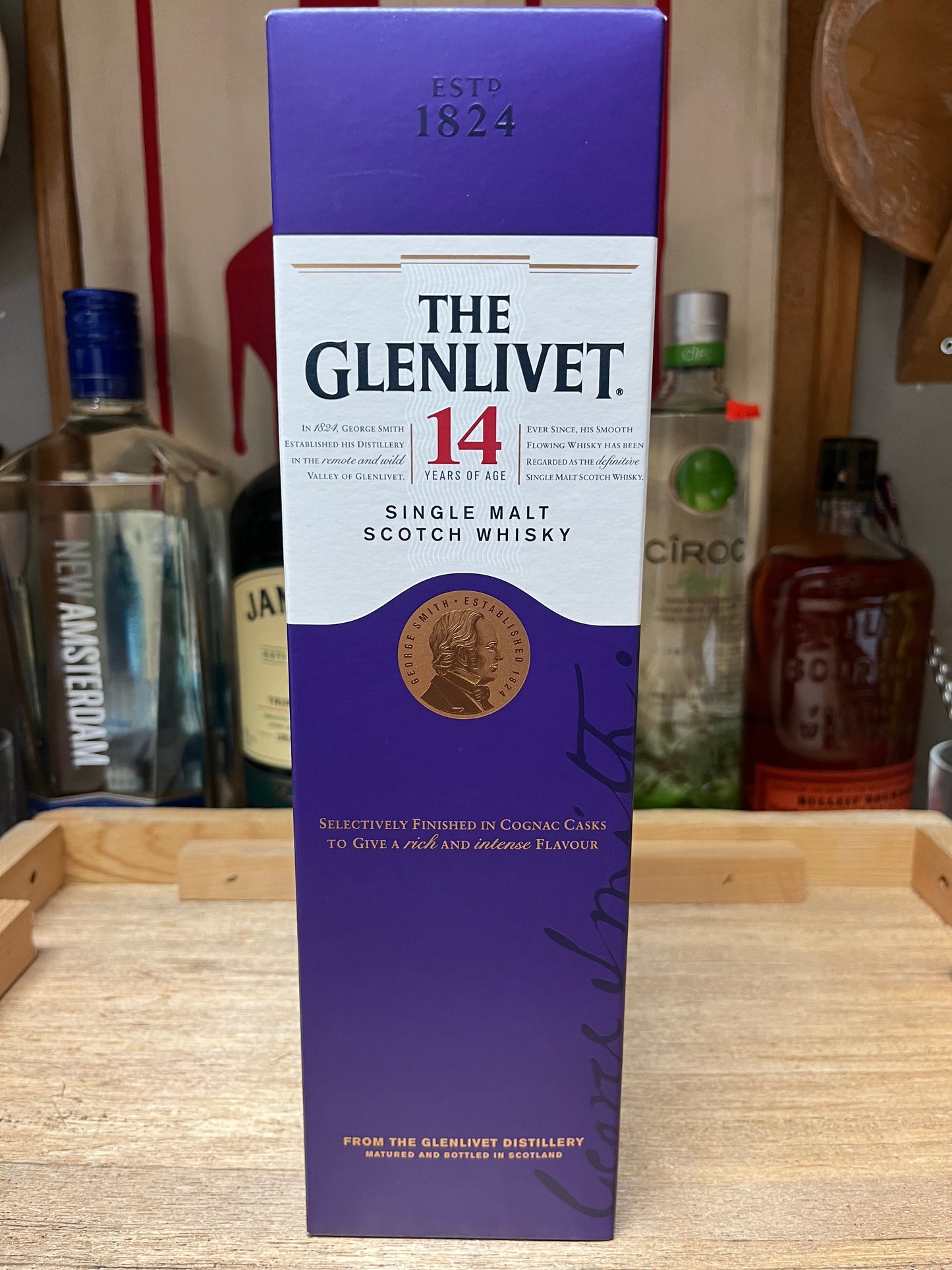 The Glenlivet Whiskey "Cognac Finish" (750 mL)