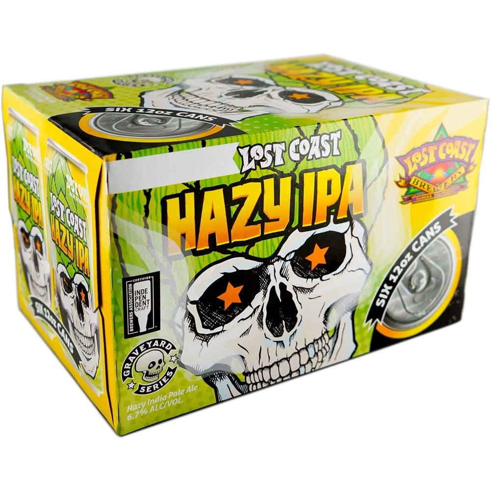 Lost Coast Hazy IPA 6-Pack Cans