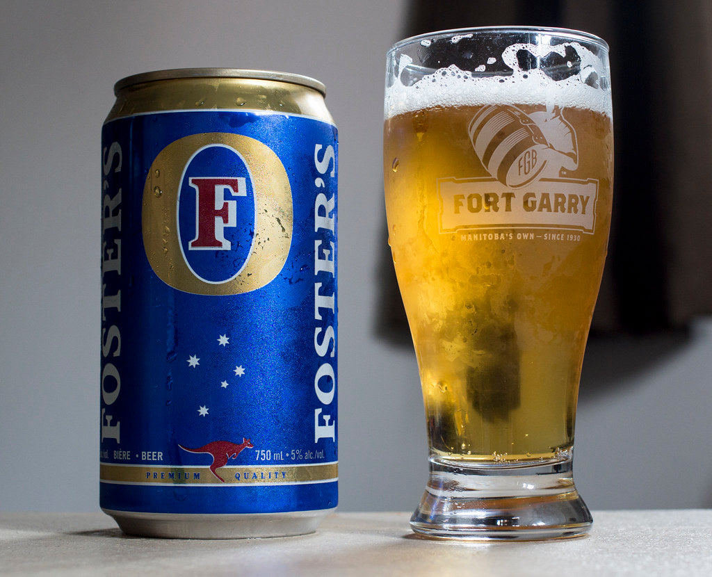 Fosters Lager Beer Fat Can