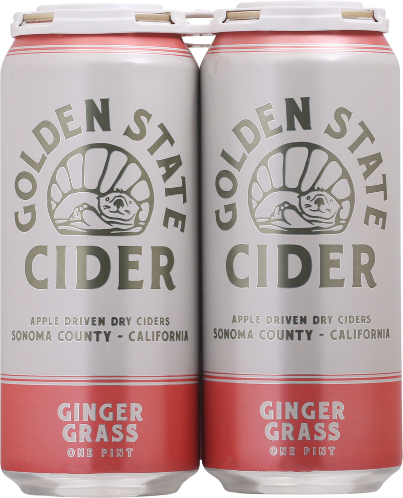 Golden State Cider Ginger Grass 4-Pack