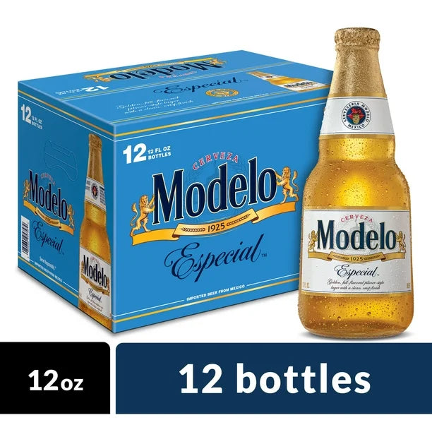 Modelo Especial Beer 12-Pack Bottles