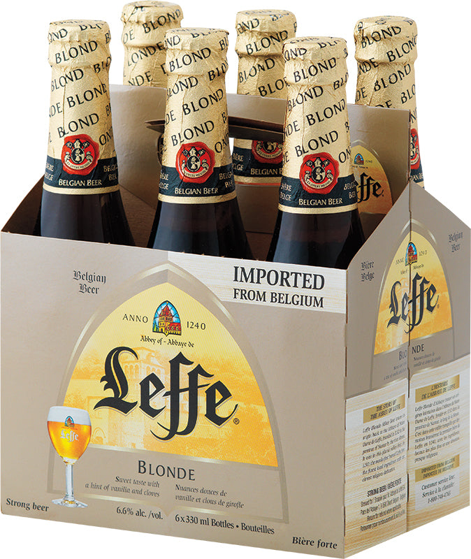 Leffe Belgium Beer 6-Pack Bottles