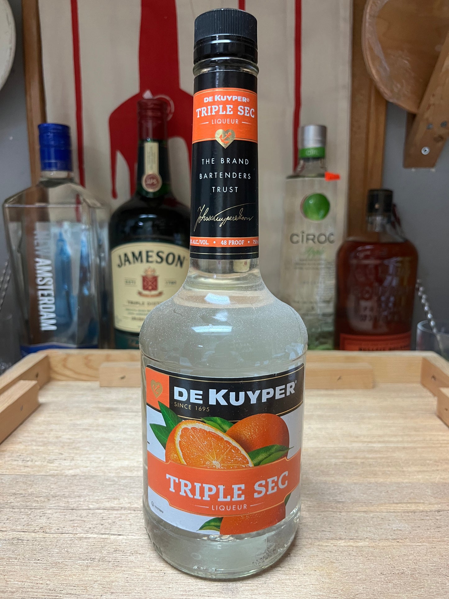 De Kuyper Triple Sec Liqueur (750 mL)