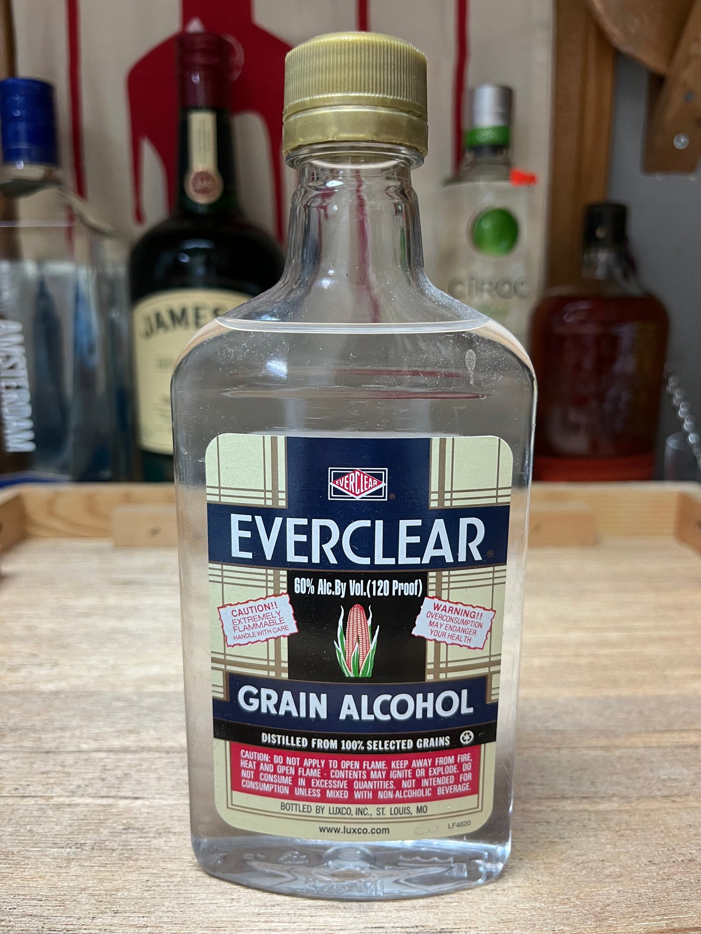 Everclear Grain Alcohol (375 mL)