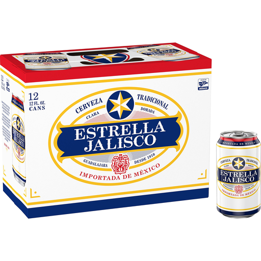 Estrella Jalisco Mexican Beer 12-Pack Cans