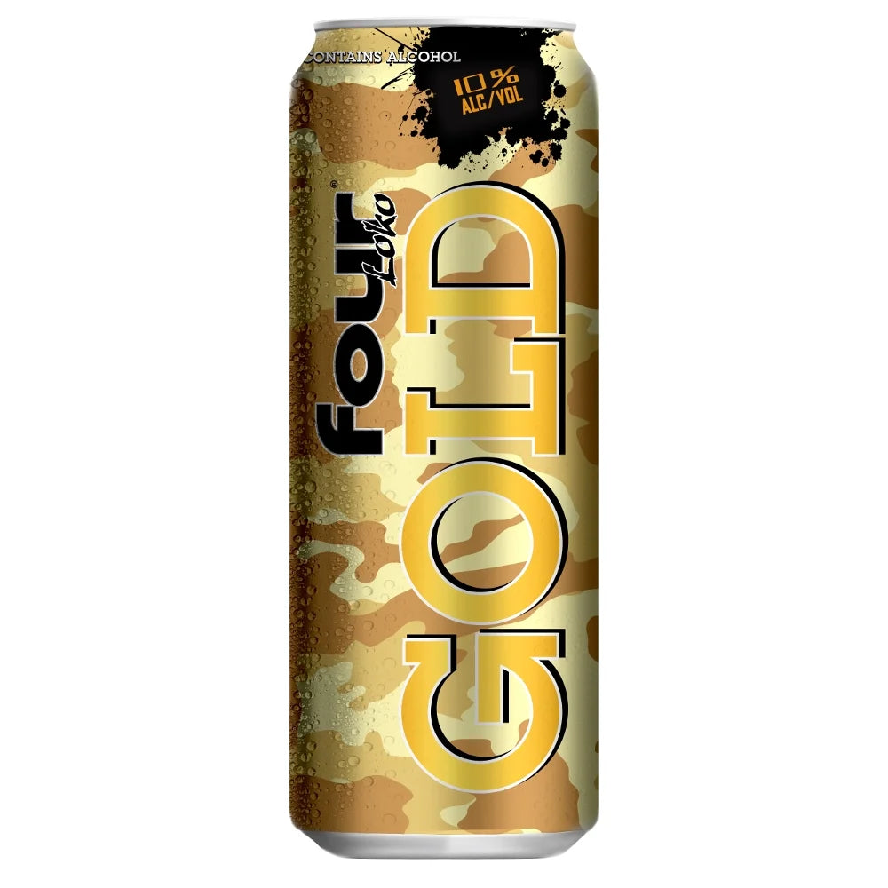 Gold Four Loko Taller Can