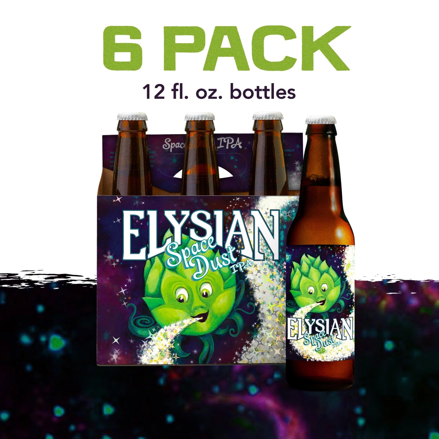 Elysian Space Dust IPA Beer 6-Pack Bottles