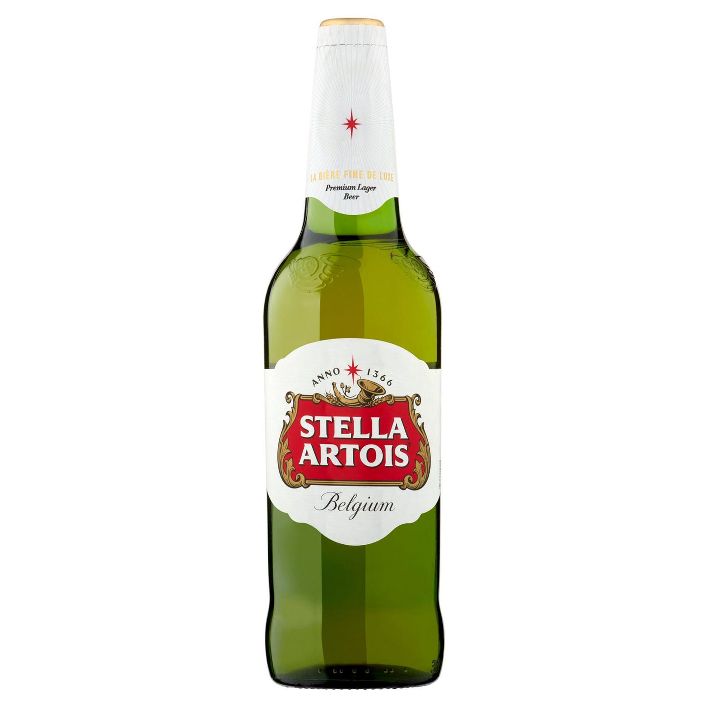 Stella Artois Lager Beer Tall Glass Bottle