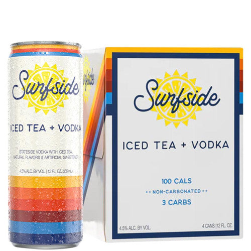 Surfside Iced Tea + Vodka Soda 4-Pack Cans